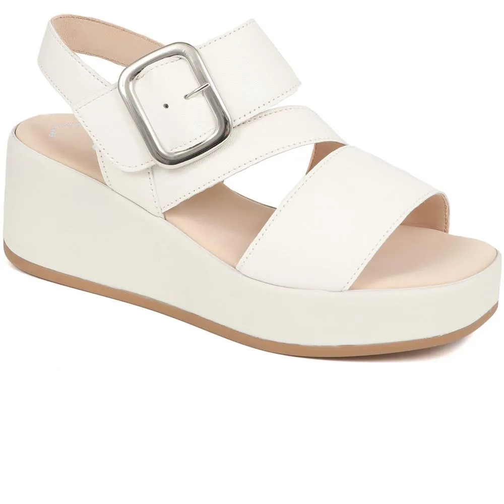 Wedge Heel Sandals - GAB39520 / 325 403 - White sold by Jones Bootmaker product image thumbnail 2