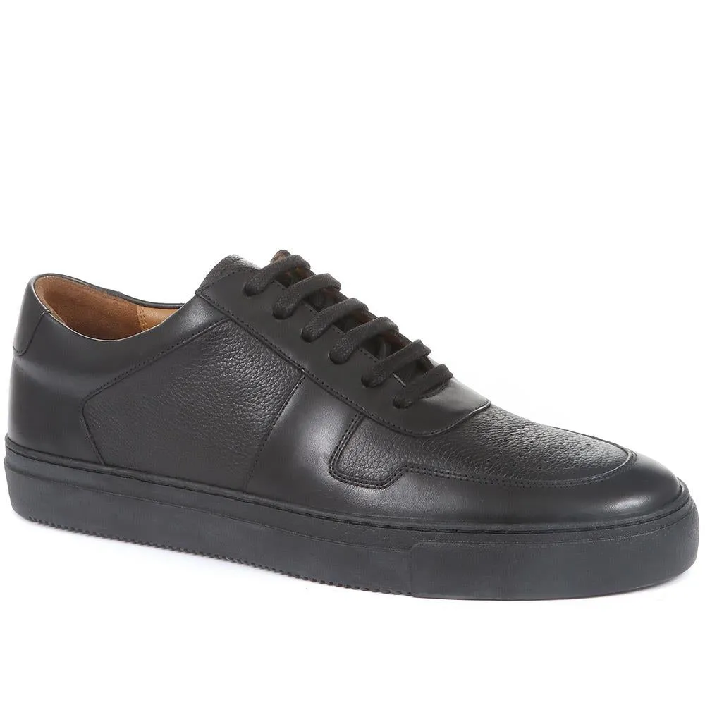 Teo Leather Trainers - TEO / 321 216 - Black sold by Jones Bootmaker product image thumbnail 2