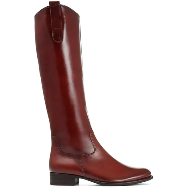 Brook Extra Slim Fit Calf Leather Rider Boots - GAB30576 / 316 817 - Tan sold by Jones Bootmaker