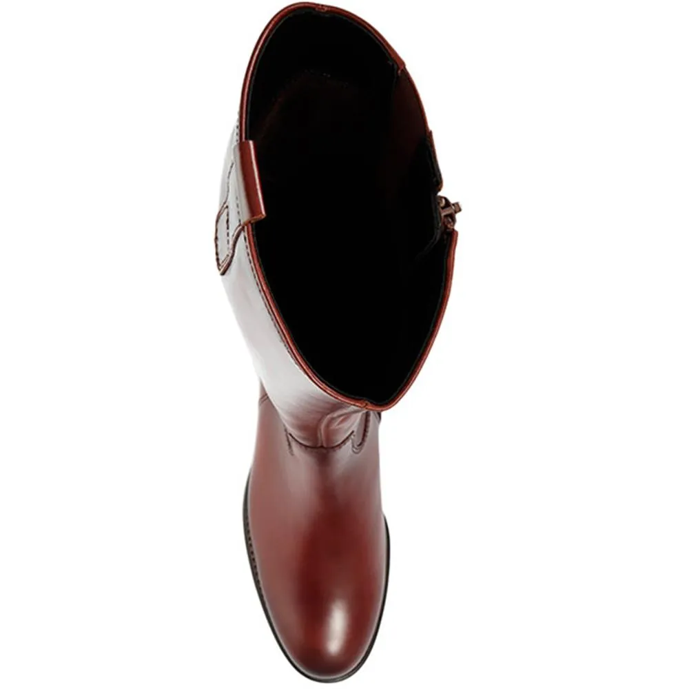 Brook Extra Slim Fit Calf Leather Rider Boots - GAB30576 / 316 817 - Tan sold by Jones Bootmaker product image thumbnail 4