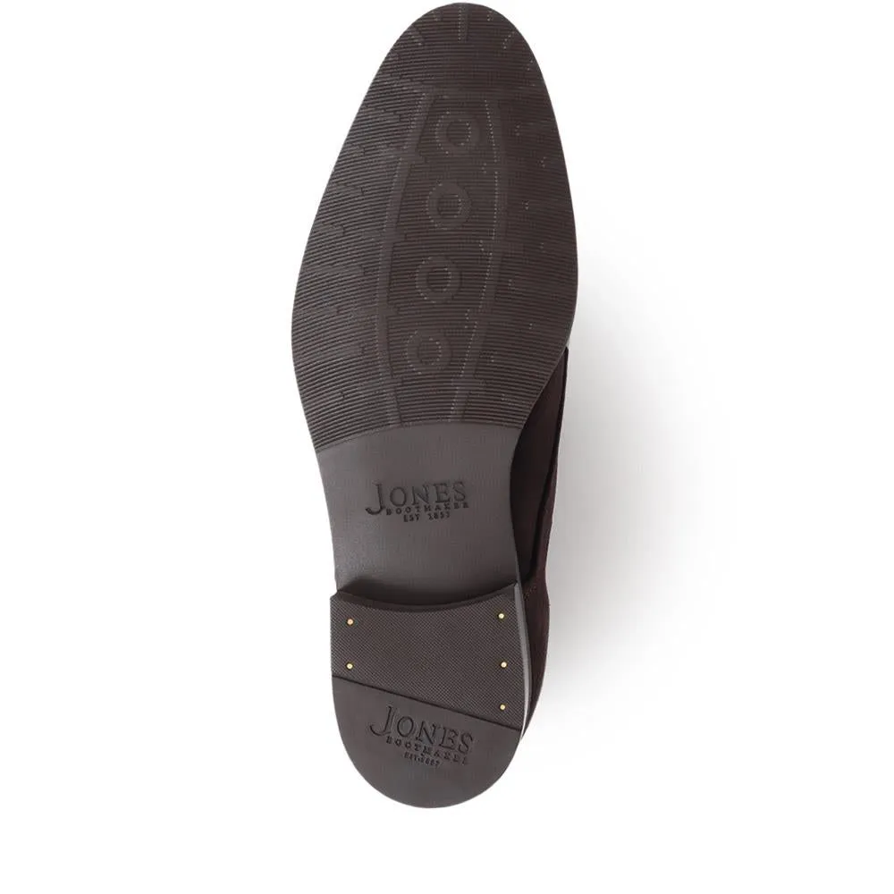 Maison Leather Lace-Up Shoes - MAISON / 325 749 - Dark Brown Suede sold by Jones Bootmaker product image thumbnail 4