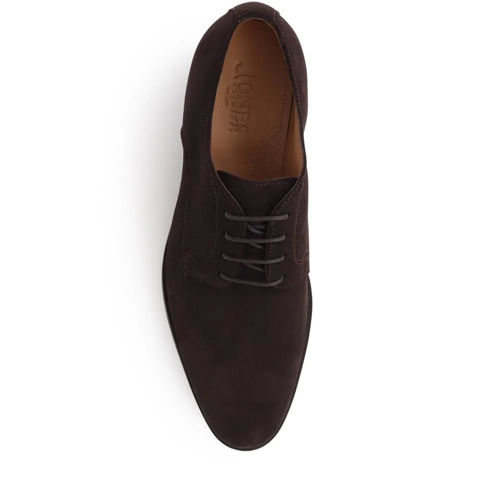 Maison Leather Lace-Up Shoes - MAISON / 325 749 - Dark Brown Suede sold by Jones Bootmaker product image thumbnail 5