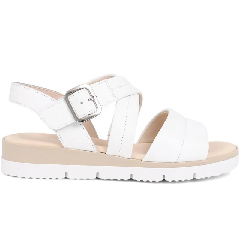 Leather Sandals - GAB39501 / 325 082 - White sold by Jones Bootmaker