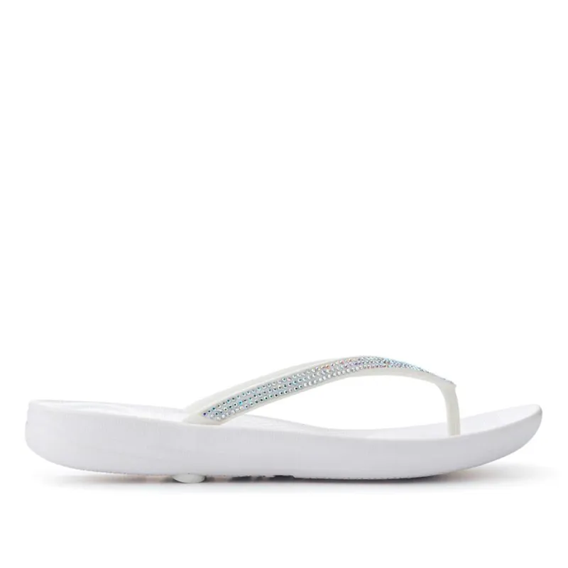 Wedged Toe Post Sandals - FITF41506 / 326 869 - White sold by Jones Bootmaker