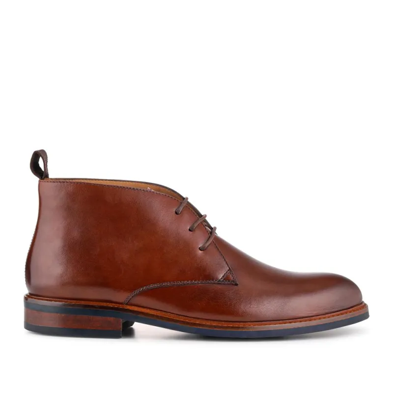 Deacon Suede Chukka Boots - DEACON / 319 224 - Chestnut sold by Jones Bootmaker