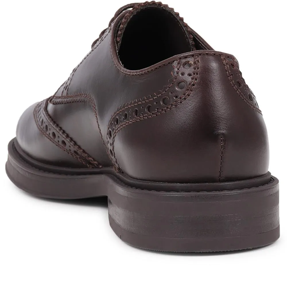 Kilmarnock Leather Lace-Up Shoes - KILMARNOCK / 325 899 - Dark Brown sold by Jones Bootmaker product image thumbnail 3