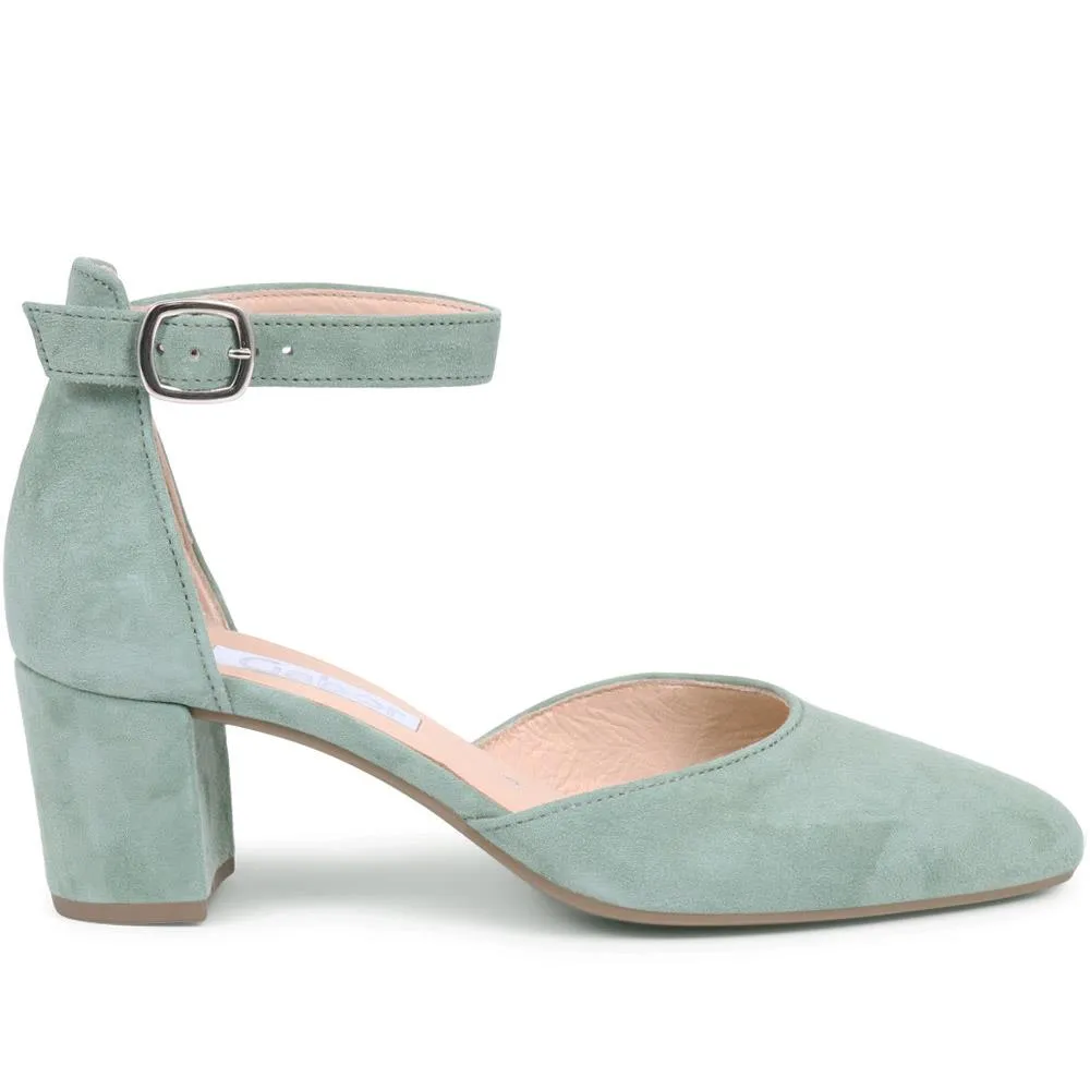 Gala Leather Heeled Sandals - GAB35521 / 321 578 - Mint sold by Jones Bootmaker