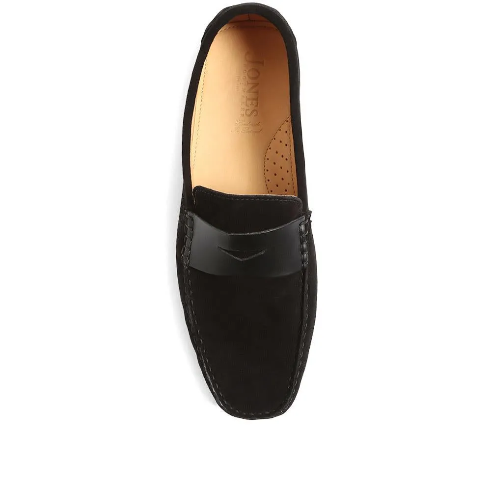 Pierson Suede Leather Loafers - PIERSON / 320 159 - Black Suede sold by Jones Bootmaker product image thumbnail 4
