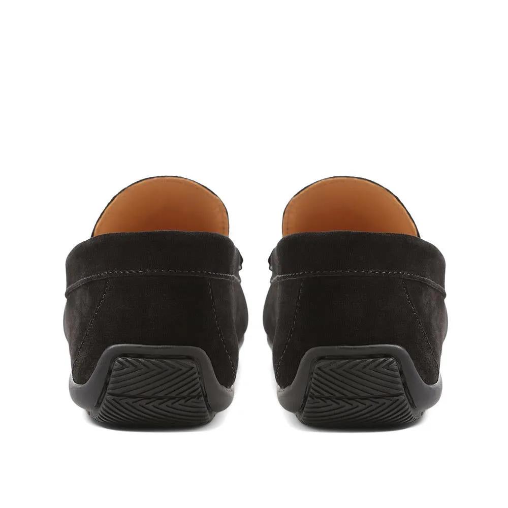 Pierson Suede Leather Loafers - PIERSON / 320 159 - Black Suede sold by Jones Bootmaker product image thumbnail 3