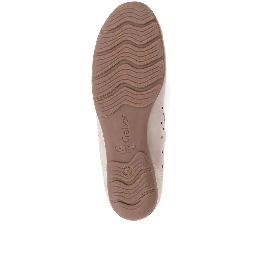 Ruffle Gabor Cut-Out Leather Pumps - GAB29571 / 314 659 - Nude sold by Jones Bootmaker product image thumbnail 5