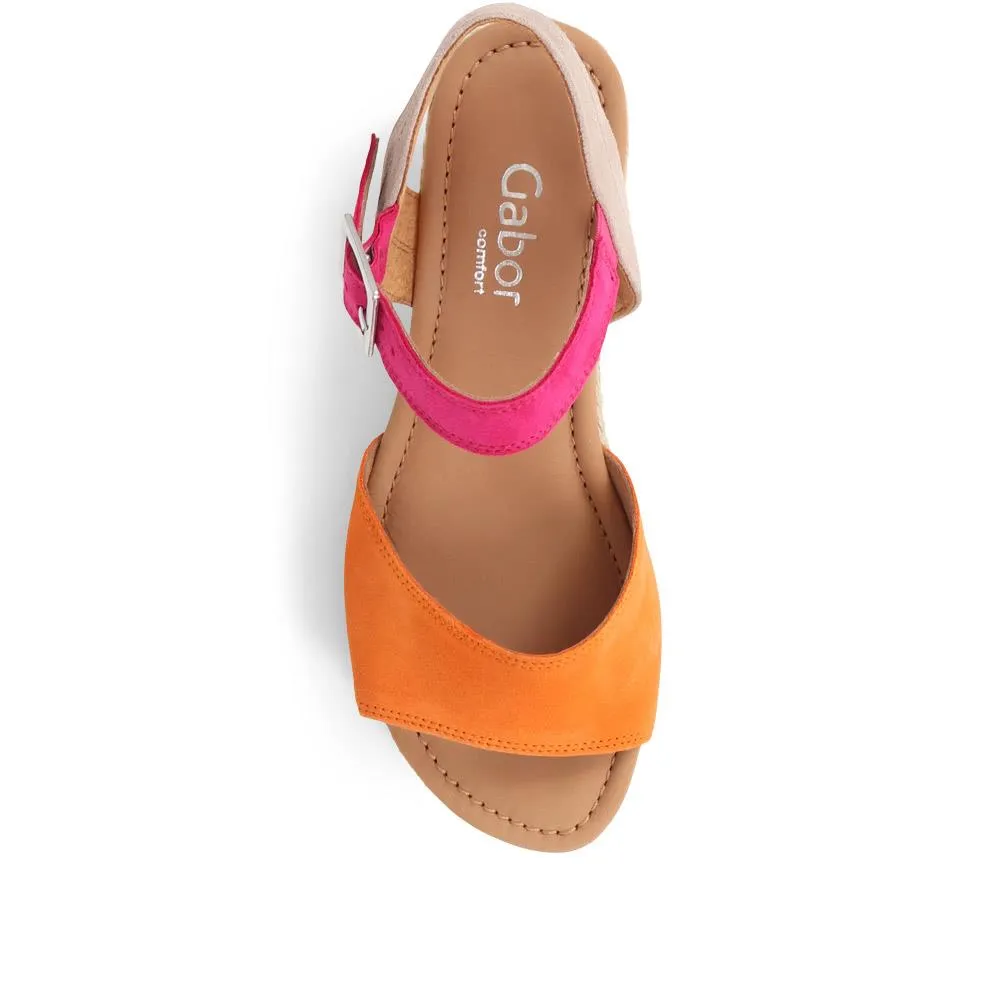 Nieve Two Strap Wedge Sandals - GAB31516 / 317 910 - Multi sold by Jones Bootmaker product image thumbnail 4