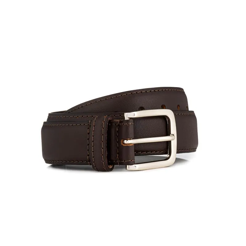 Urban Leather Belt - URBAN / 327 158 - Dark Brown sold by Jones Bootmaker
