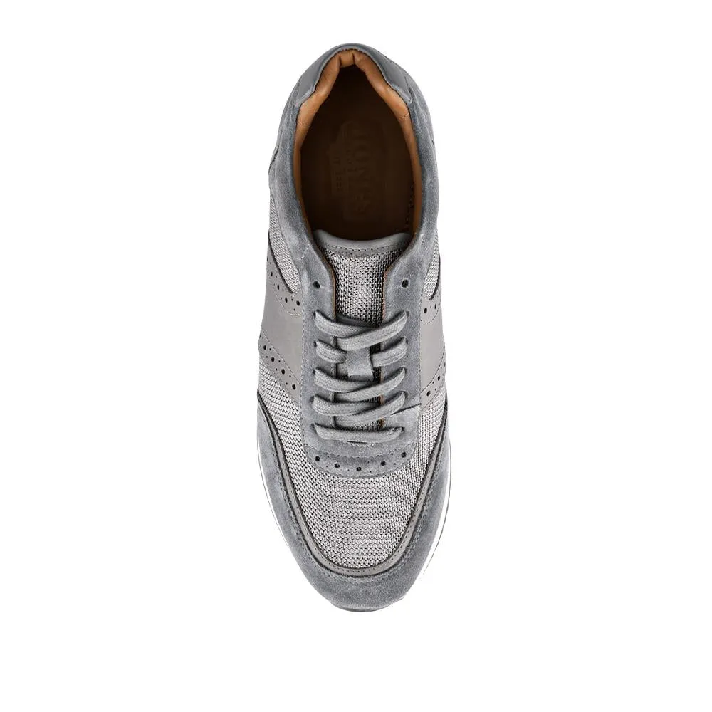 Sergio Lace-Up Leather Trainers - SERGIO / 328 071 - Grey Suede sold by Jones Bootmaker product image thumbnail 4