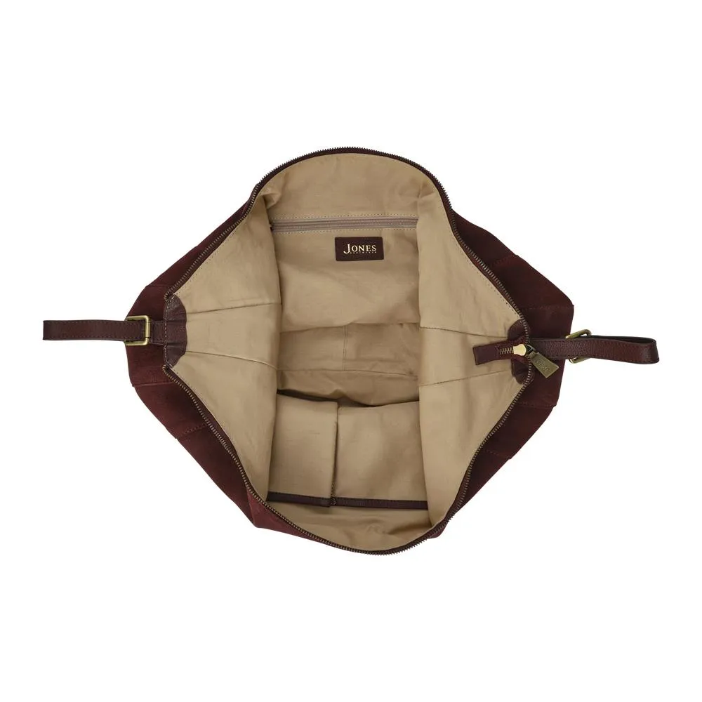 Ysabelle Leather Slouch Bag - YSABELLE / 324 555 - Burgundy sold by Jones Bootmaker product image thumbnail 3