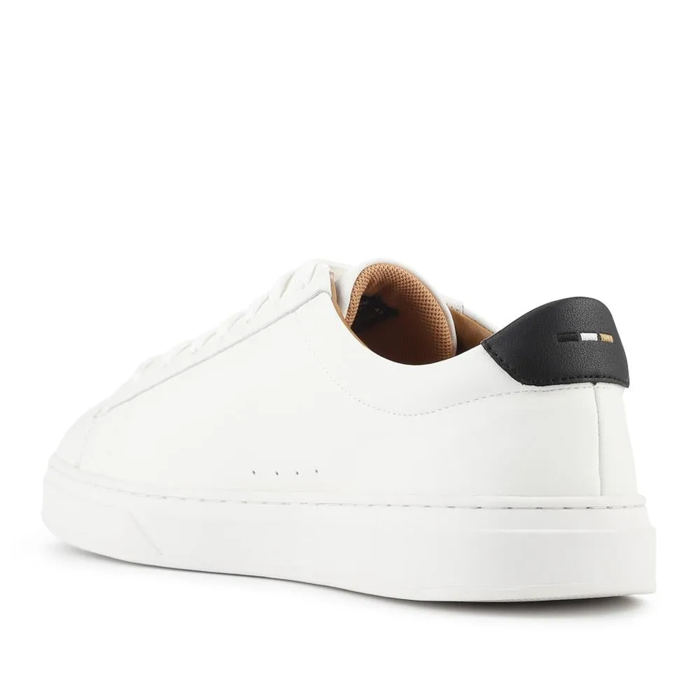 Hugo Boss Leather Lace Up Trainers - HUGO42501 / 327 809 - White sold by Jones Bootmaker product image thumbnail 3