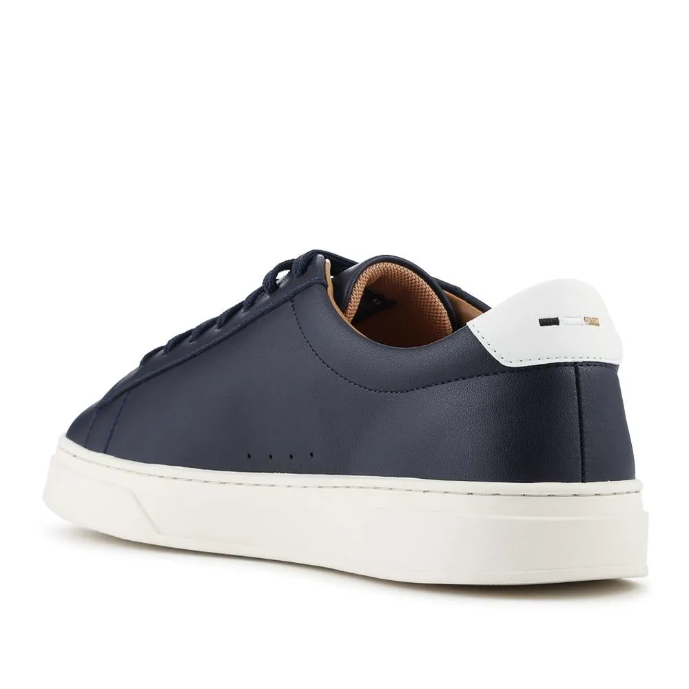Hugo Boss Leather Lace Up Trainers - HUGO42501 / 327 809 - Navy sold by Jones Bootmaker product image thumbnail 3