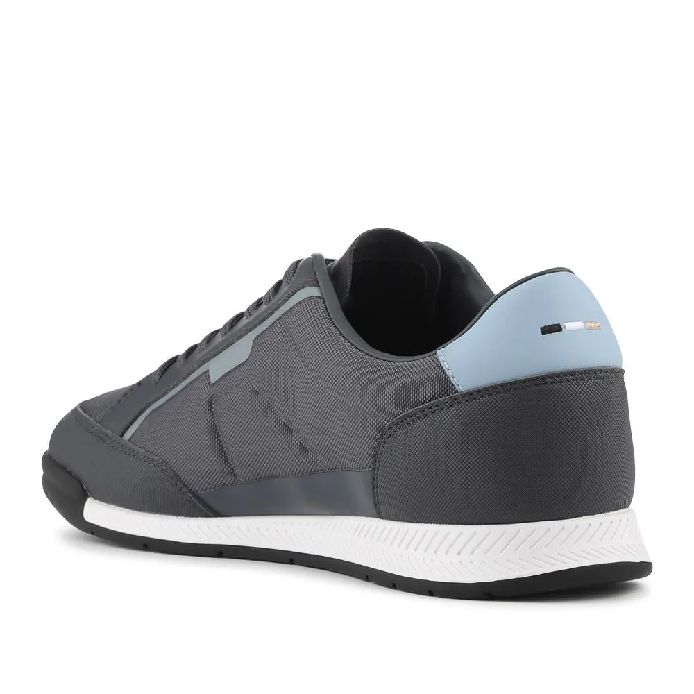 Hugo Boss Mixed-Material Lace Up Trainers - HUGO42502 / 327 808 - Navy sold by Jones Bootmaker product image thumbnail 3