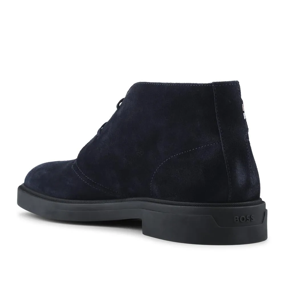 Hugo Boss Leather Chukka Boots - HUGO42507 / 327 813 - Navy sold by Jones Bootmaker product image thumbnail 3