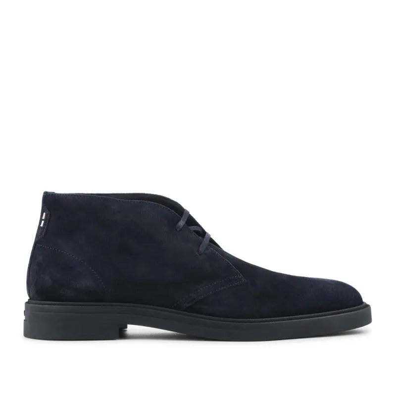 Hugo Boss Leather Chukka Boots - HUGO42507 / 327 813 - Navy sold by Jones Bootmaker