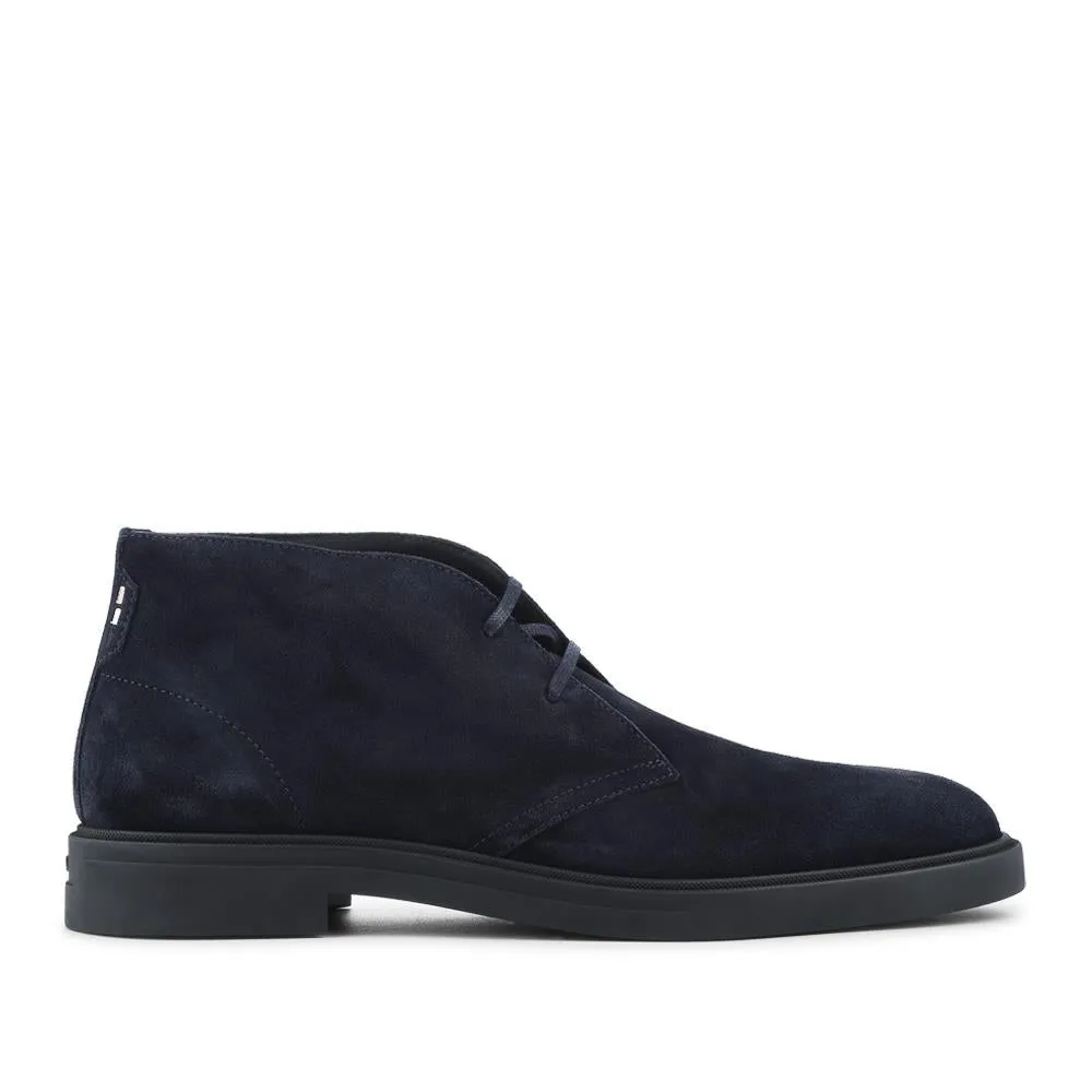 Hugo Boss Leather Chukka Boots - HUGO42507 / 327 813 - Navy sold by Jones Bootmaker