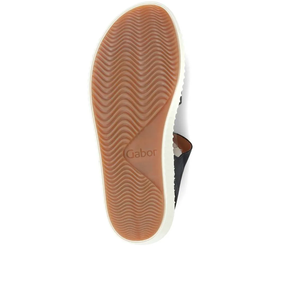 Ball Gabor Leather Wedge Sandals - GAB35522 / 321 580 - Navy sold by Jones Bootmaker product image thumbnail 5