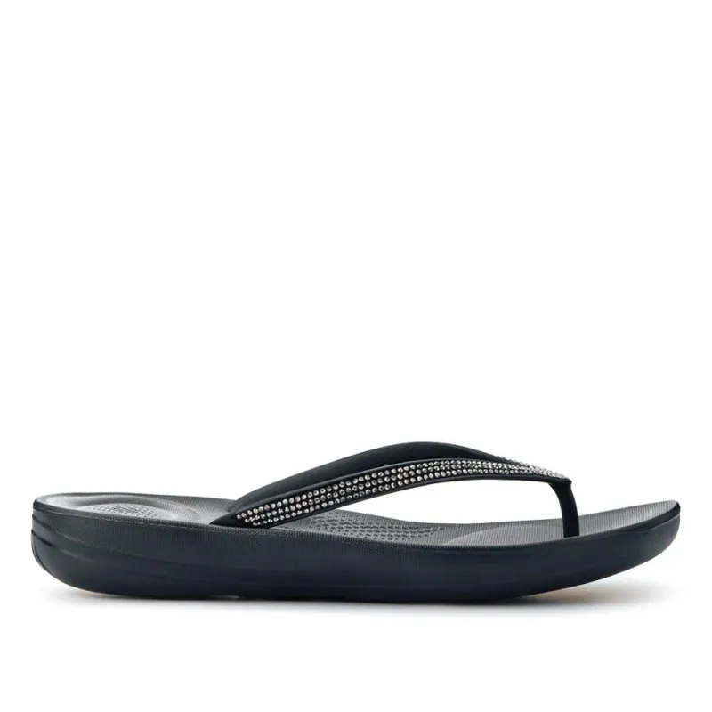 Wedged Toe Post Sandals - FITF41506 / 326 869 - Black sold by Jones Bootmaker