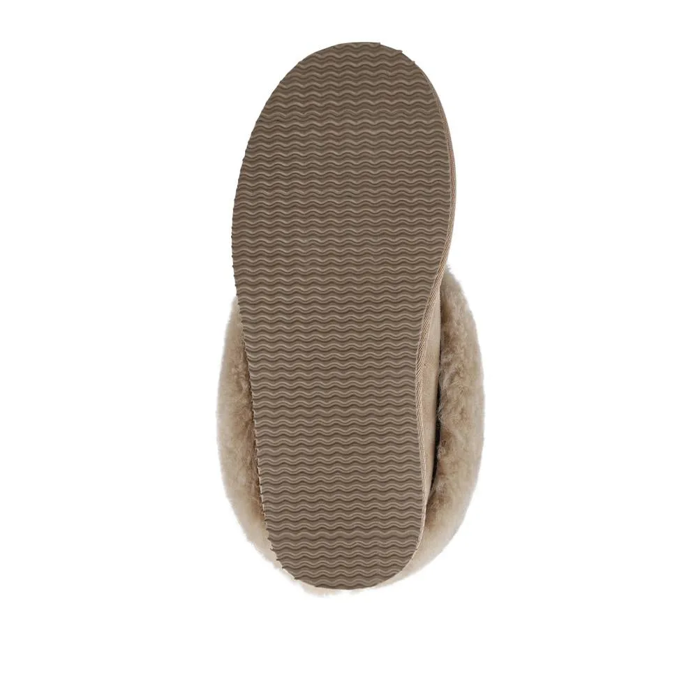 Froda Sheepskin-Lined Slippers - FRODA / 328 492 - Taupe sold by Jones Bootmaker product image thumbnail 5
