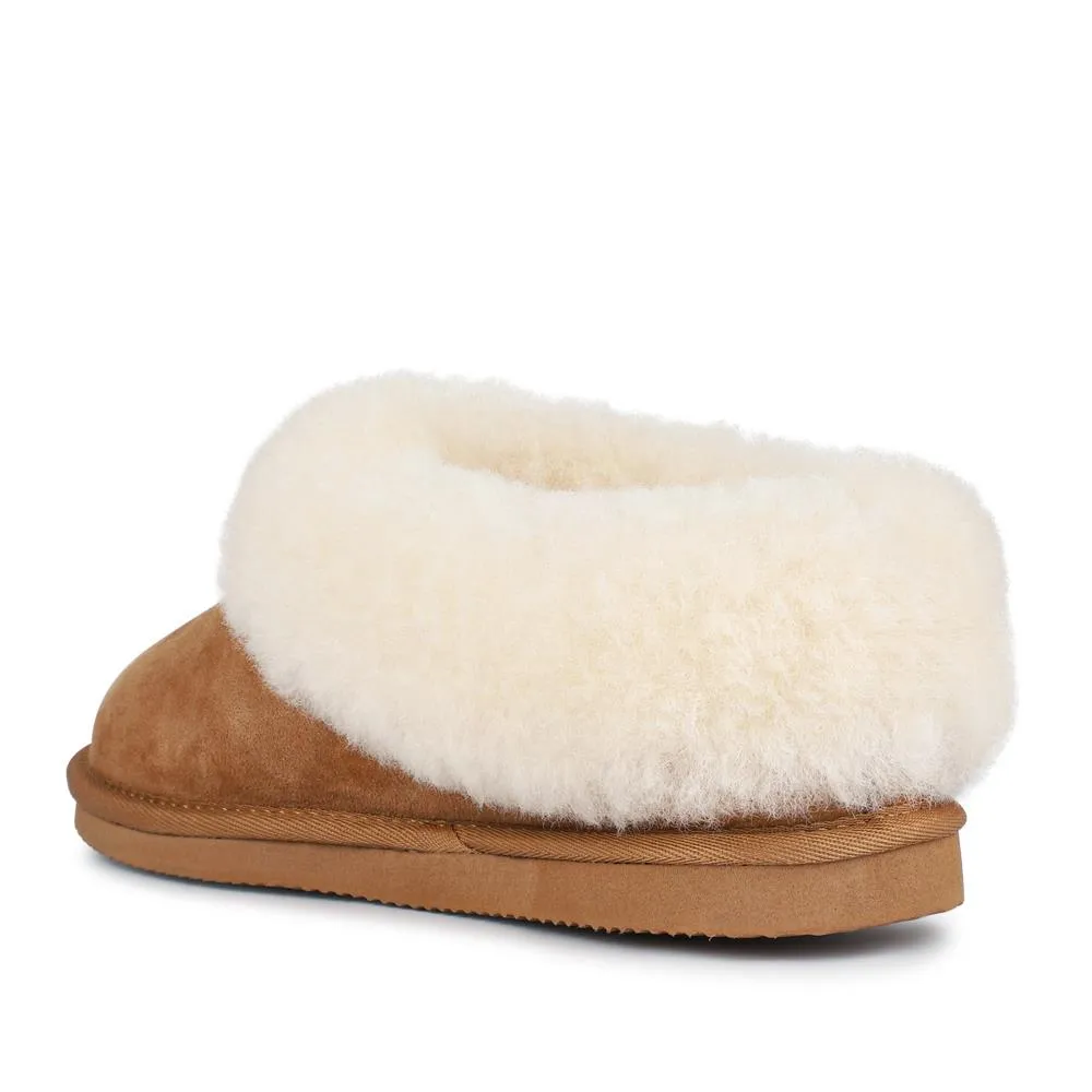 Froda Sheepskin-Lined Slippers - FRODA / 328 492 - Chestnut sold by Jones Bootmaker product image thumbnail 3