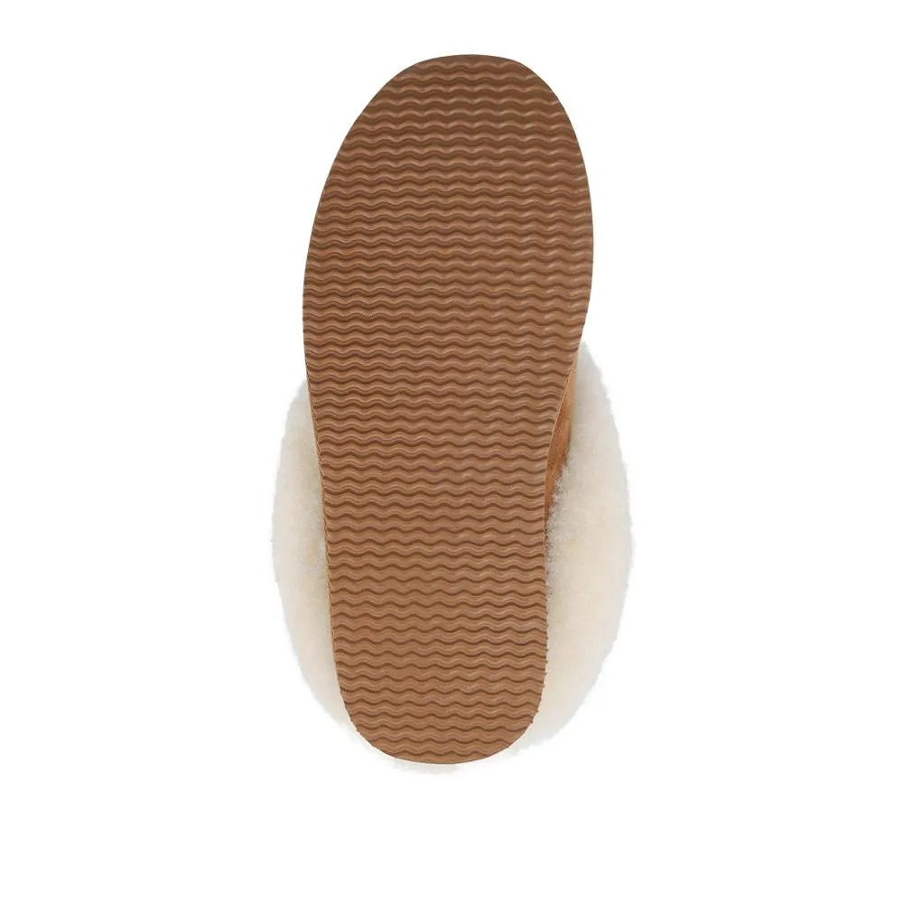 Froda Sheepskin-Lined Slippers - FRODA / 328 492 - Chestnut sold by Jones Bootmaker product image thumbnail 5