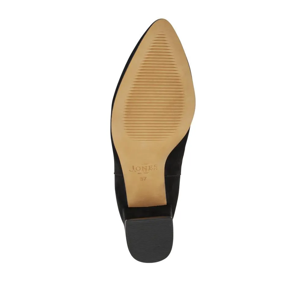 Keily Leather Pointed-Toe Boots - KEILY / 328 289 - Black Suede sold by Jones Bootmaker product image thumbnail 5