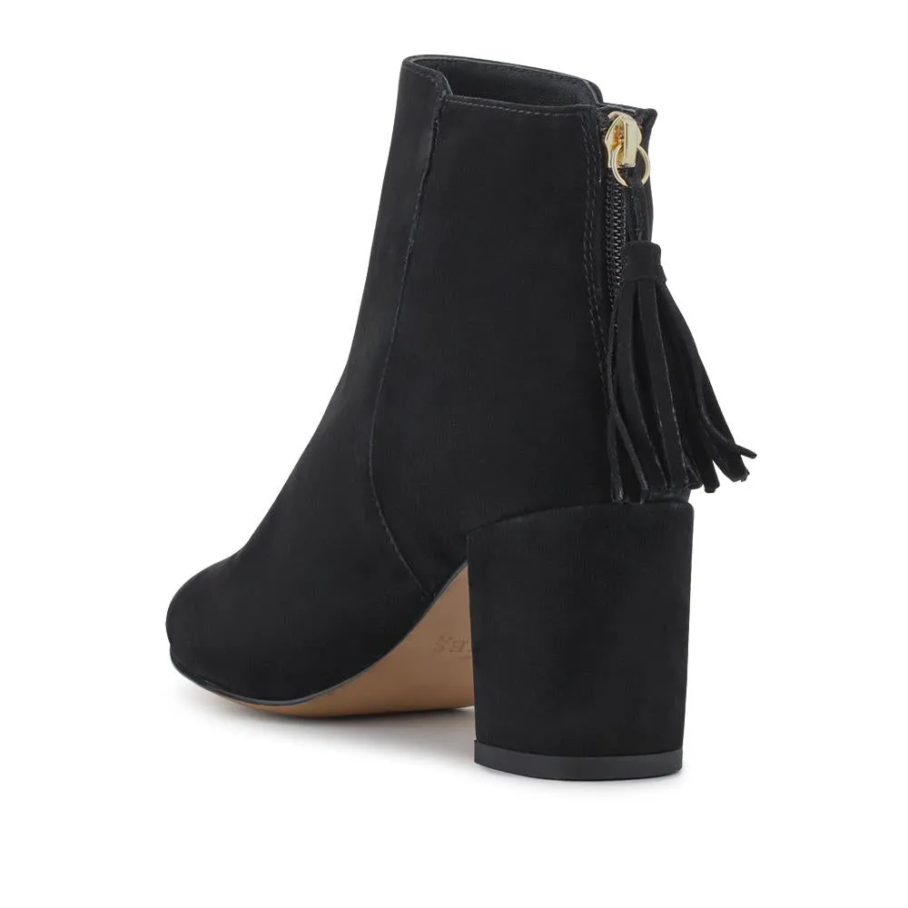 Keily Leather Pointed-Toe Boots - KEILY / 328 289 - Black Suede sold by Jones Bootmaker product image thumbnail 3