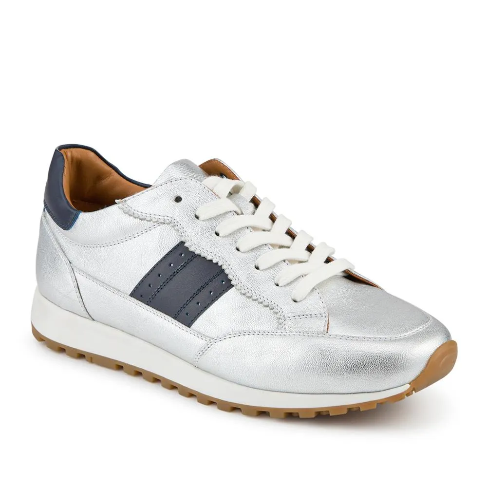 Amika Leather Grip Sole Trainers - AMIKA / 328 548 - Silver Comb sold by Jones Bootmaker product image thumbnail 2
