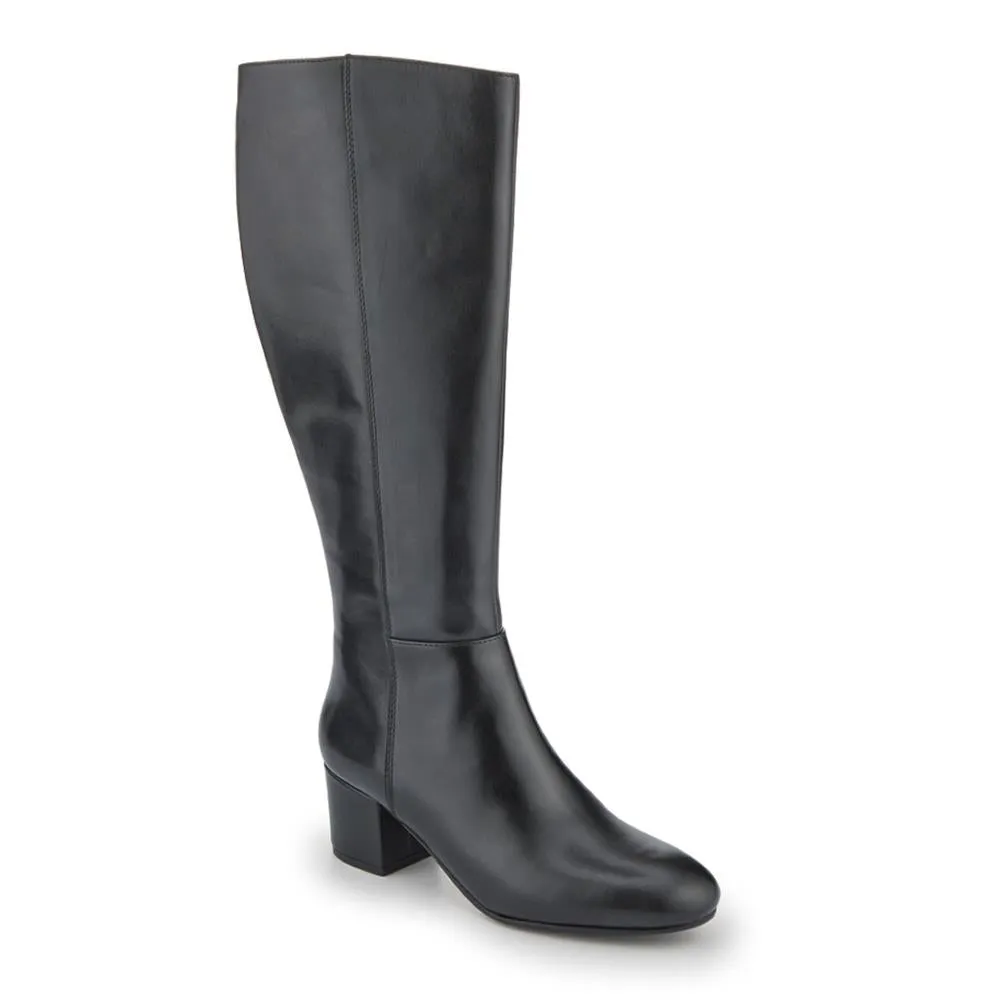 LouLou1 Extra Slim Calf Fit Leather Long Boots - LOULOU1XS / 328 287 - Black Leather sold by Jones Bootmaker product image thumbnail 2