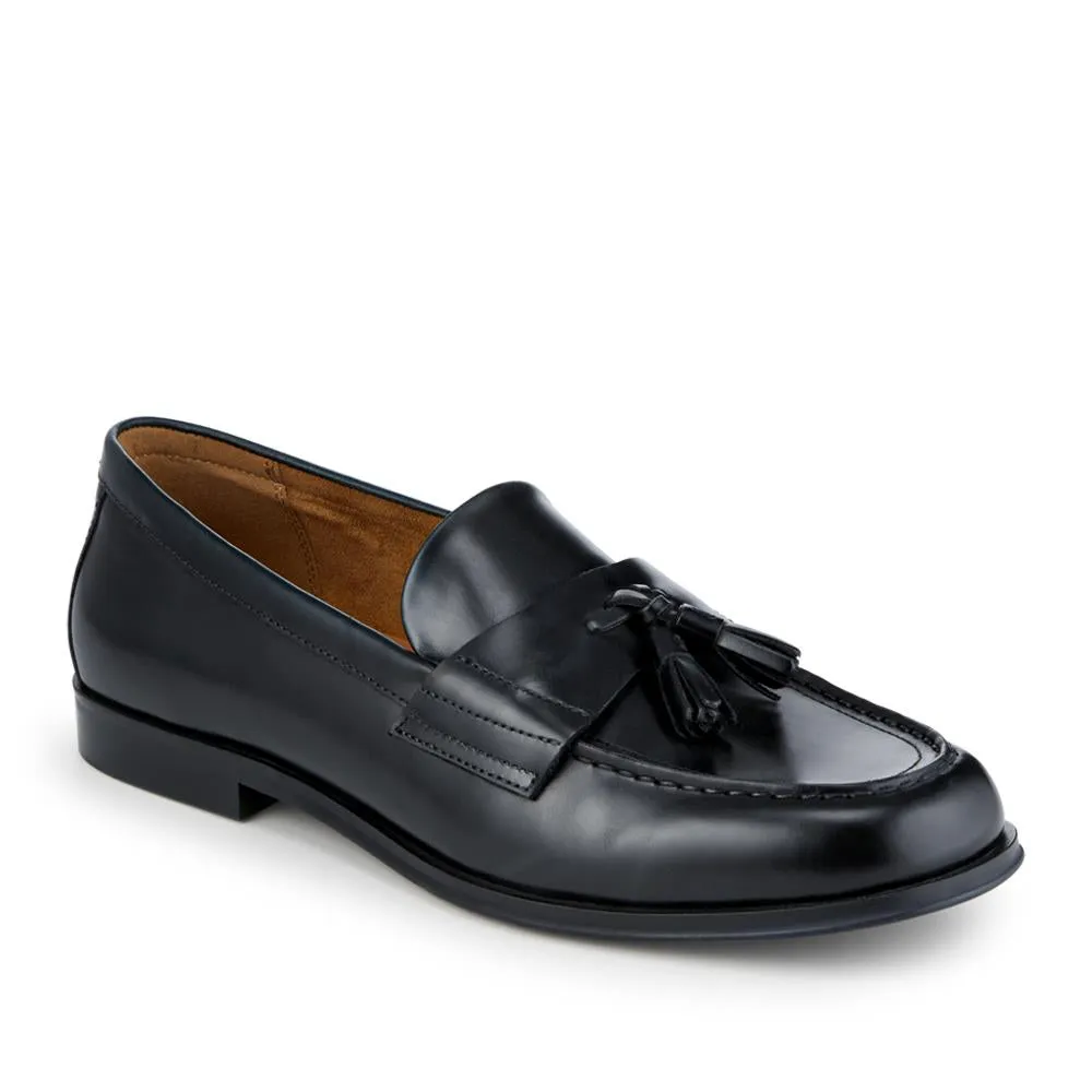 Rayleigh Leather Slip On Loafers - RAYLEIGH / 328 622 - Black Polished sold by Jones Bootmaker product image thumbnail 2