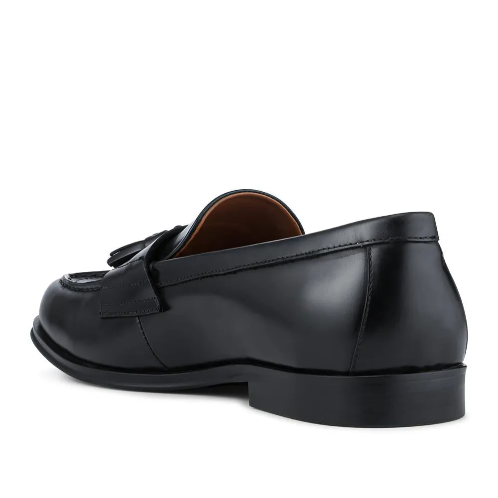 Rayleigh Leather Slip On Loafers - RAYLEIGH / 328 622 - Black Polished sold by Jones Bootmaker product image thumbnail 3