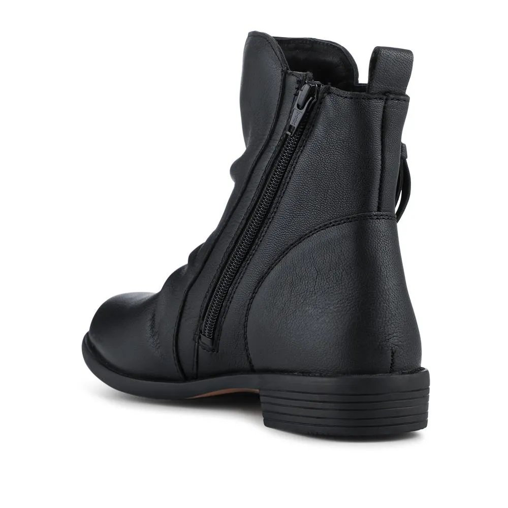 Nectar2 Leather Slouch Ankle Boots - NECTAR2 / 328 166 - Black sold by Jones Bootmaker product image thumbnail 3