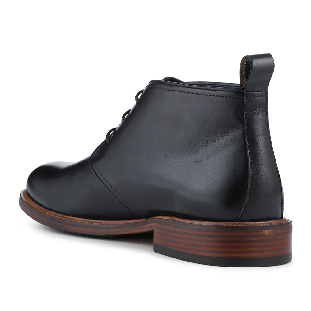 Fabbrino Leather Chukka Boots - FABBRINO / 328 621 - Black sold by Jones Bootmaker product image thumbnail 3
