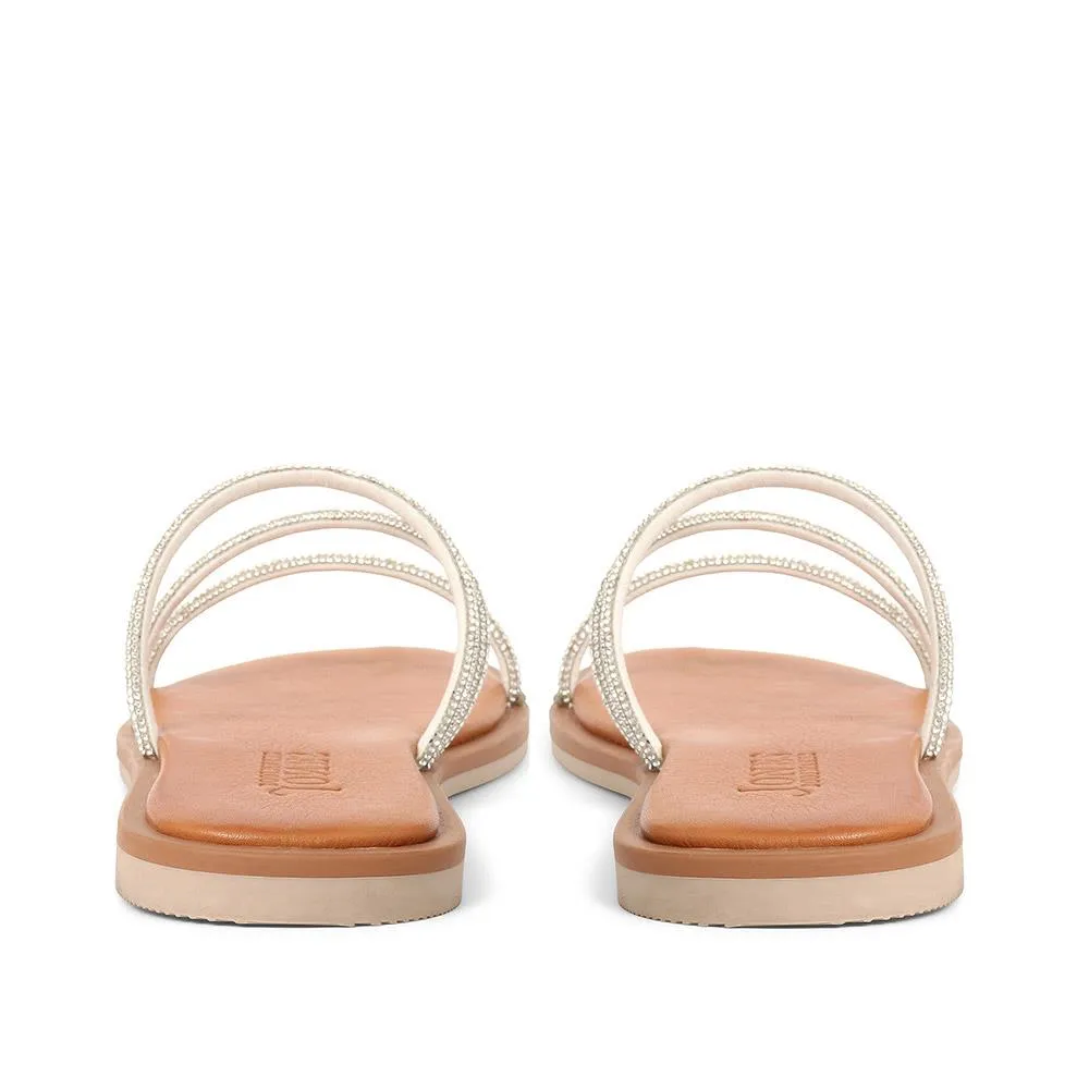 Geanna Embellished Mule Sandals - GEANNA / 323 919 - Silver sold by Jones Bootmaker product image thumbnail 3