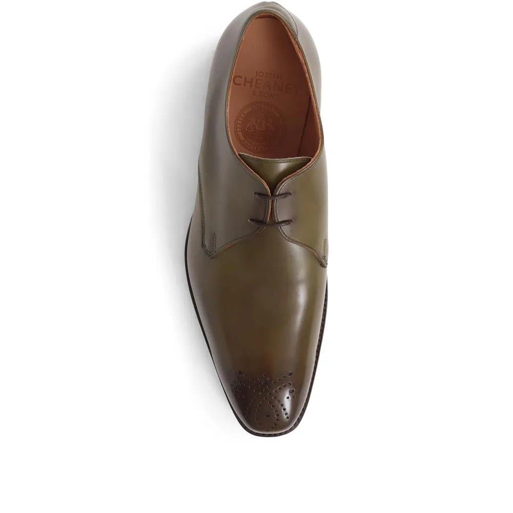 Goodyear welted leather brogues - LIVERPOOL2 / 324 003 - Green sold by Jones Bootmaker product image thumbnail 4