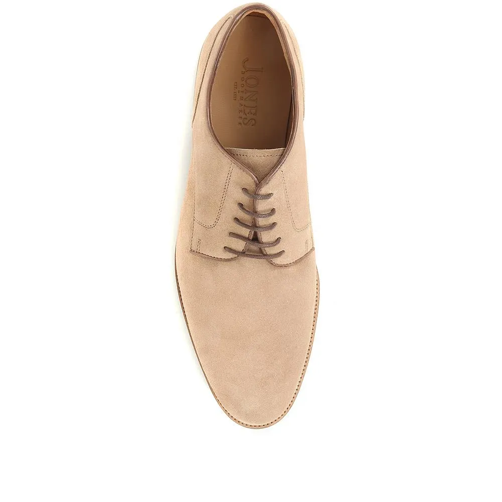 Kayden Suede Derby Shoes - KAYDEN / 321 656 - Sand Suede sold by Jones Bootmaker product image thumbnail 4
