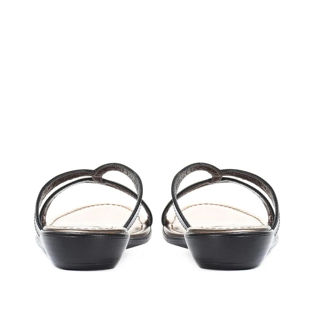 Klevina Leather Sandals - KLEVINA1 / 322 091 - Black Patent sold by Jones Bootmaker product image thumbnail 3