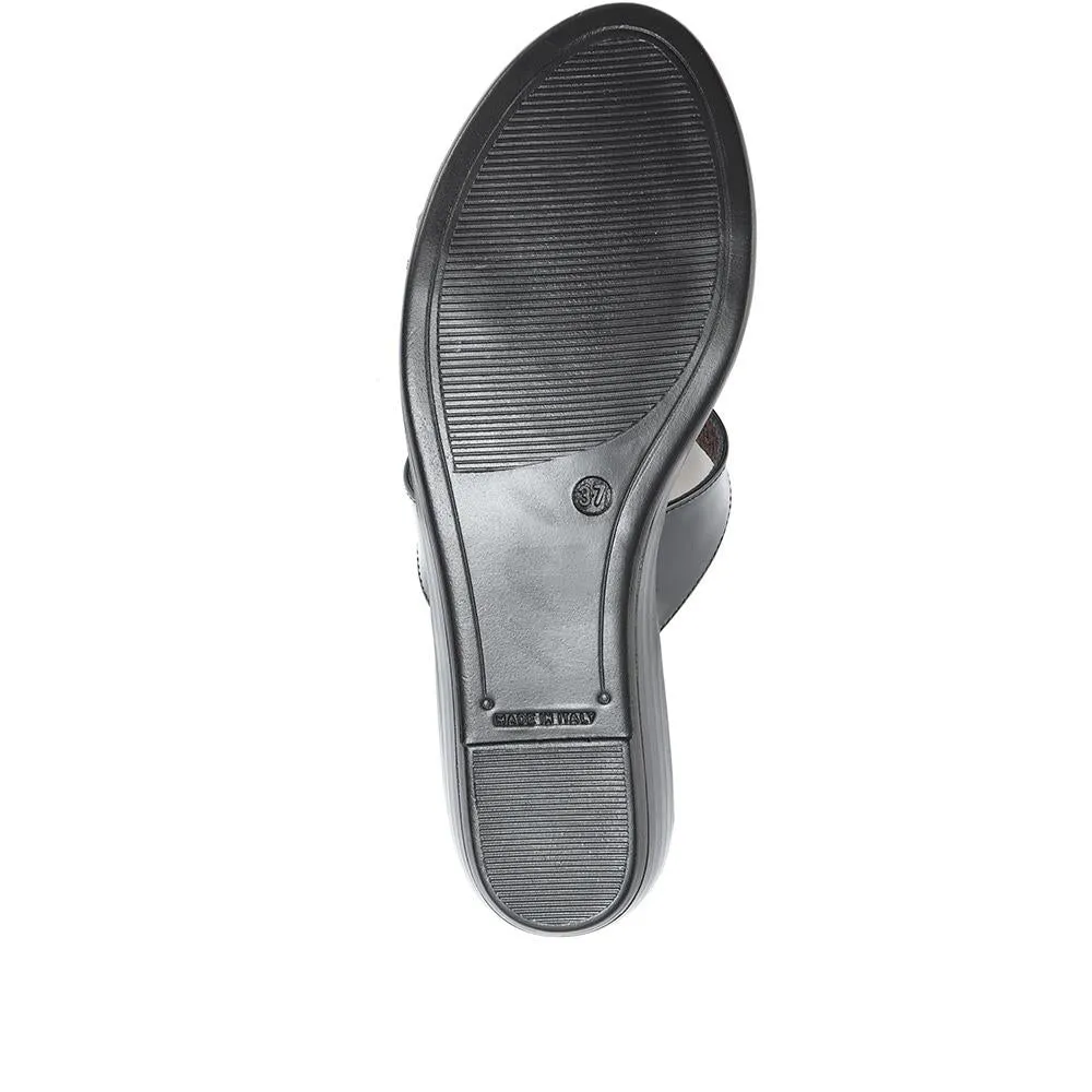 Klevina Leather Sandals - KLEVINA1 / 322 091 - Black Patent sold by Jones Bootmaker product image thumbnail 4