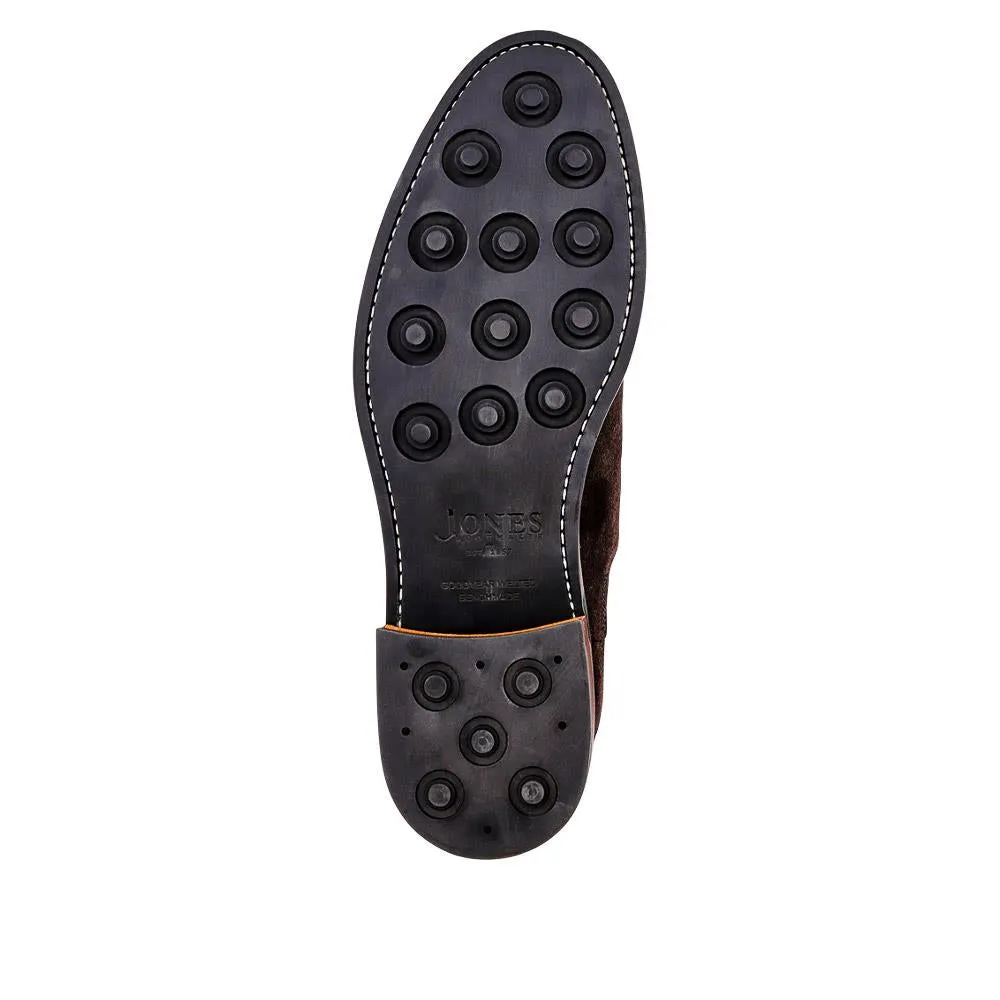 Bayridge Leather Chelsea Boots - BAYRIDGE2 / 324 403 - Dark Brown Suede sold by Jones Bootmaker product image thumbnail 5