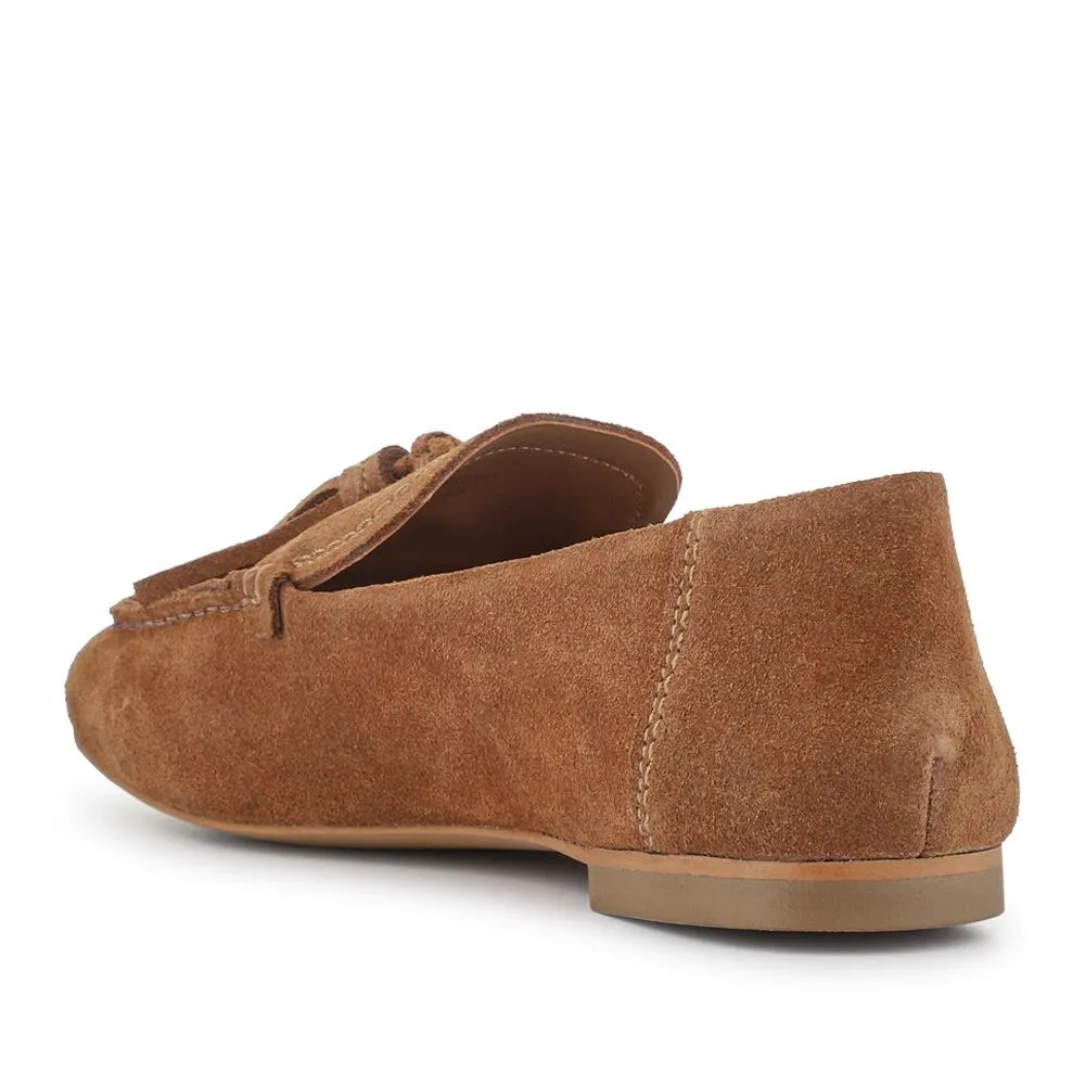 Lucee Tasselled Leather Loafers - LUCEE / 328 547 - Brown Suede sold by Jones Bootmaker product image thumbnail 3