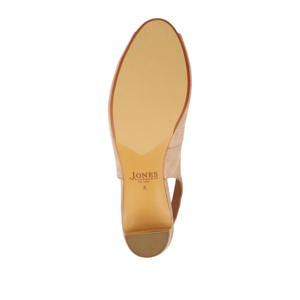 Xiomara Leather Slingback Court Shoes - XIOMARA / 327 552 - Gold Leather sold by Jones Bootmaker product image thumbnail 5