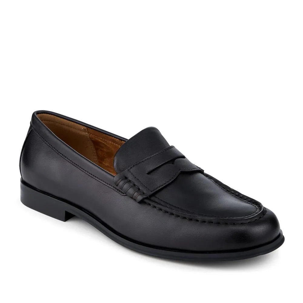 Quadir Slip On Leather Penny Loafers - QUADIR / 328 620 - Black sold by Jones Bootmaker product image thumbnail 2