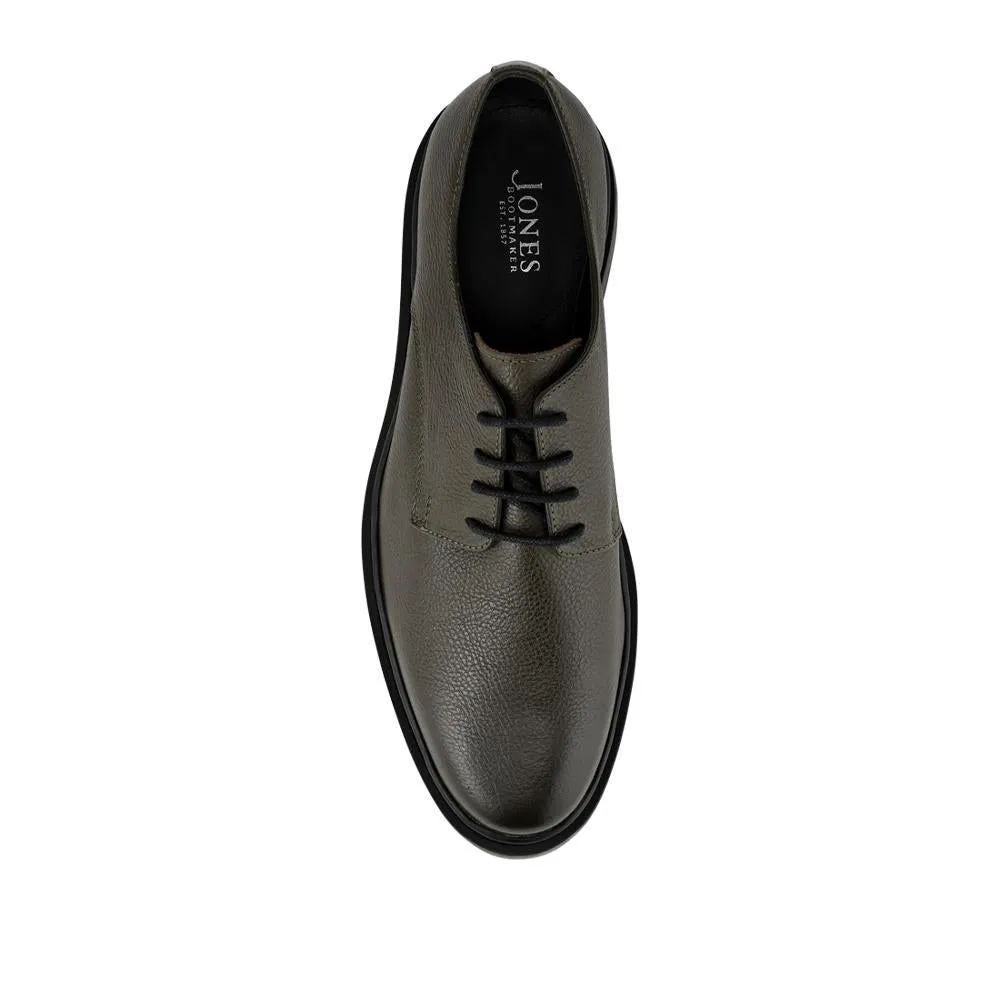 Jameson All-Leather Smart Lace Up Shoes - JAMESON / 328 304 - Khaki Grain sold by Jones Bootmaker product image thumbnail 4