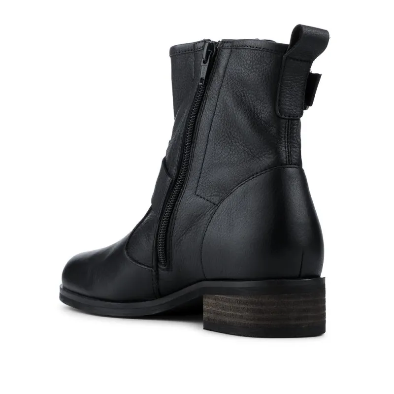 Maribel Buckle-Detailed Leather Boots - MARIBEL / 328 563 sold by Jones Bootmaker