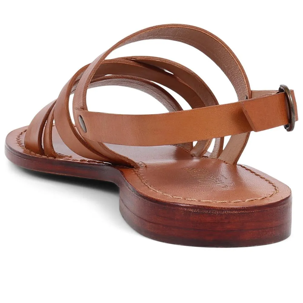 Hermione Leather Sandals - HERMIONE / 325 181 - Tan sold by Jones Bootmaker product image thumbnail 3