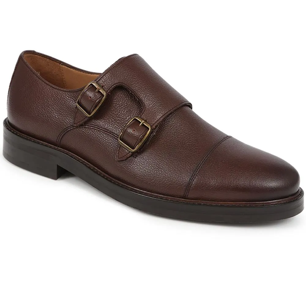 Ollie Leather Monk Shoes - OLLIE / 325 751 - Brown Grain sold by Jones Bootmaker product image thumbnail 2